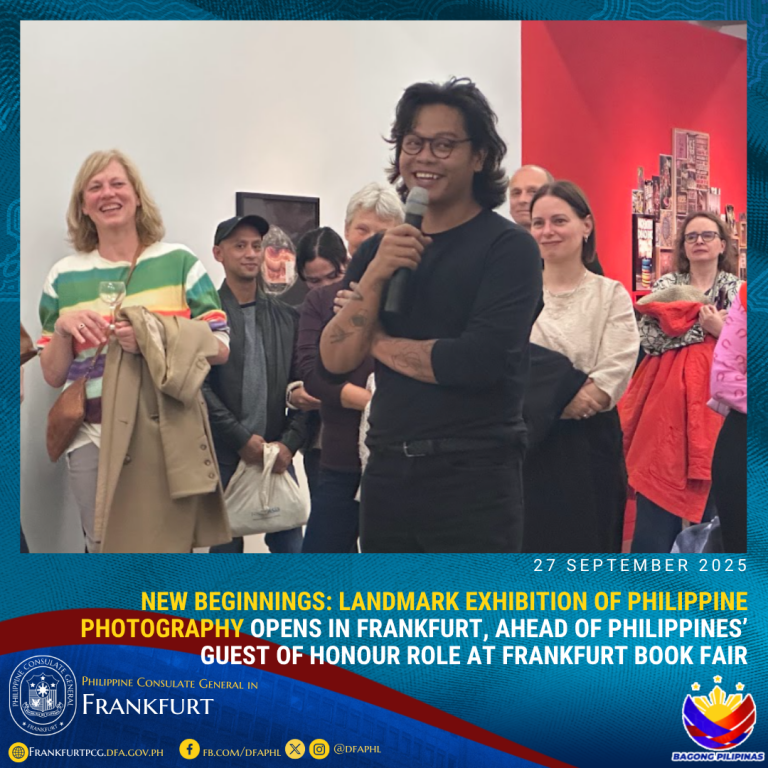 Augustine Paredes, the youngest photographer participating in the exhibition